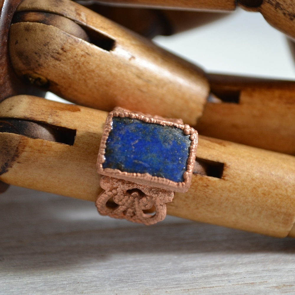 TVD Lapis Lazuli Copper Ring